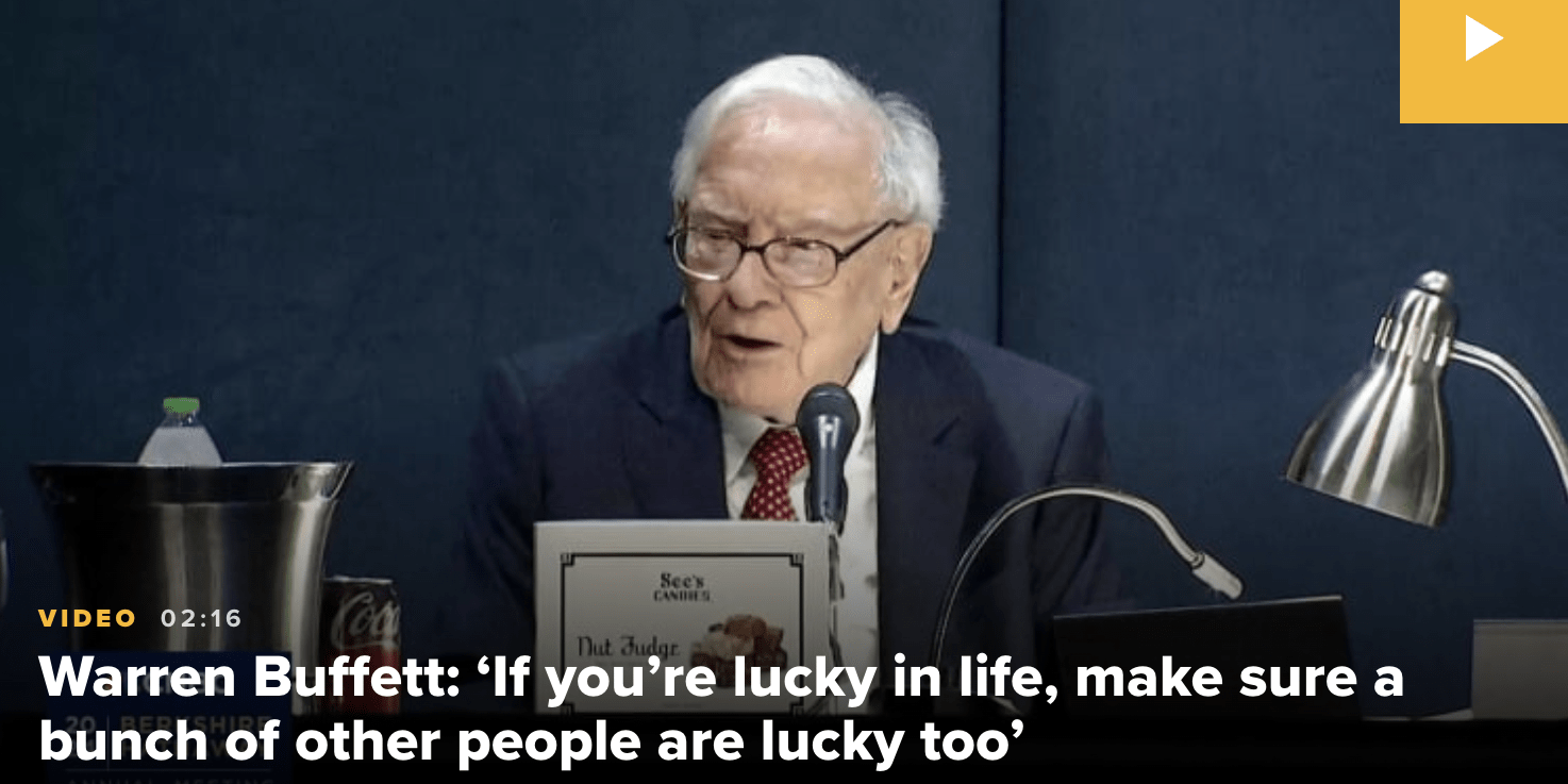 Warren Buffett at 2024 Berkshire Hathaway shareholder meeting